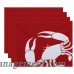 Breakwater Bay Shirley Mills Crab Dip Animal Print Placemat BRWT2868